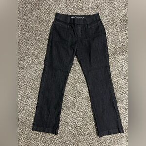 Women’s Lee Styleup Pull on Black Grey Denim Jeans Size 12